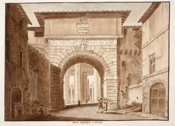 The Porta Angelica - Cassia, 1833